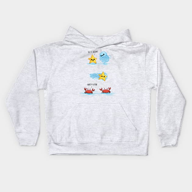 Make a wish! Kids Hoodie by Naolito